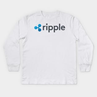 xrp ripple Kids Long Sleeve T-Shirt